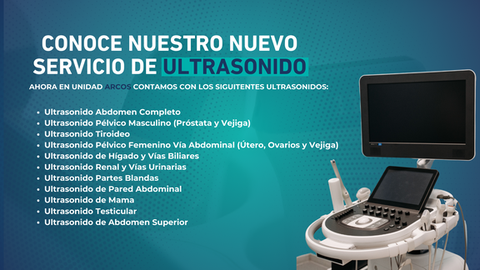 servicio de ultrasonido unidad Arcos